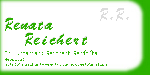 renata reichert business card